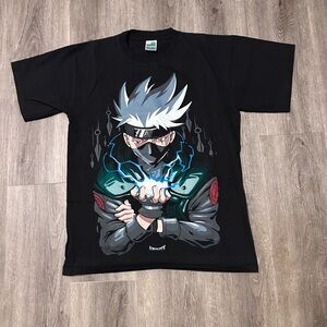 Vintage Thessh Naruto Anime T-Shirt Kakashi Graphic Front & Back Men’s Medium